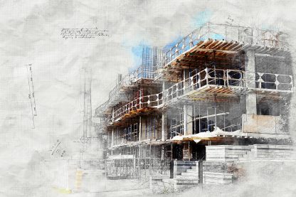 Construction Project Sketch Image