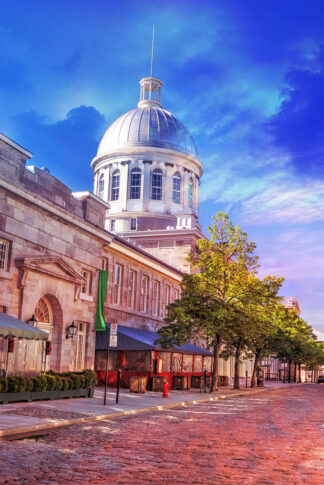 Old Montreal Bonsecour Market Stock Image
