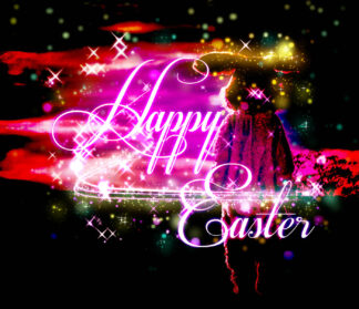 Fancy Happy Easter Bunny Stock Image