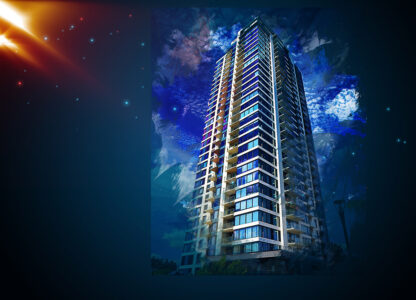 Highrise Condos Art Background - Just Creative Royalty-Free Stock Imagery at Budget Prices