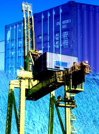 Port Container Shipping Crane - Just Creative Royalty-Free Stock Imagery at Budget Prices